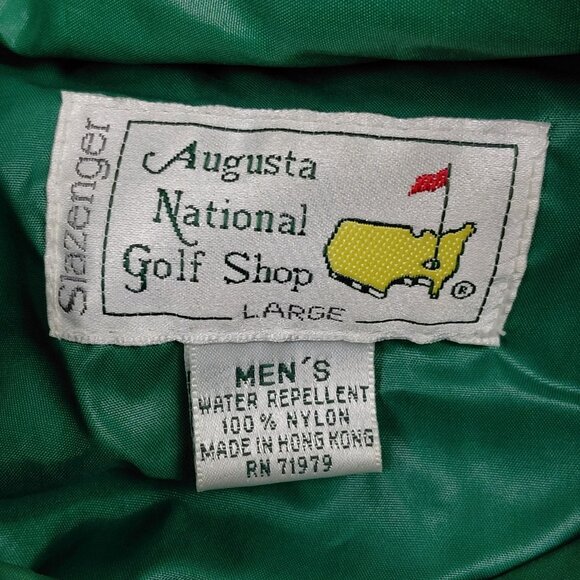 Vintage Masters Augusta National Golf Shop Windbreaker Jacket Men Large Full Zip - Picture 4 of 11